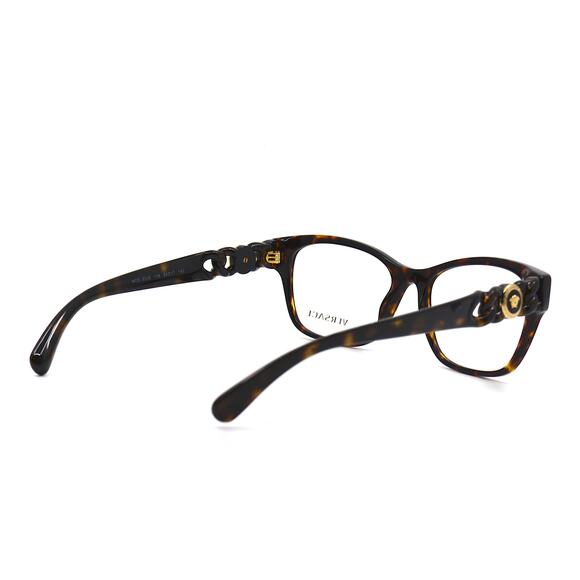 NEW VERSACE VE3306 108 HAVANA EYEGLASSES FRAME - Picture 6 of 12